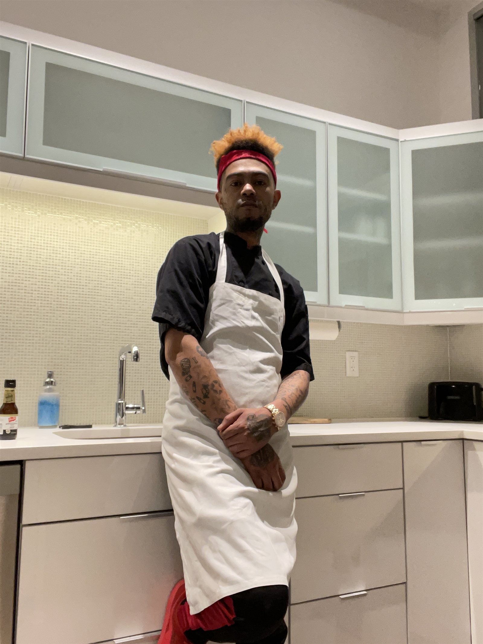 Chef Mark Morris in the kitchen